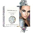 KARIZMA Holographic Silver Body Glitter. 10g Chunky Face, Hair, Eye and Body for Women. Rave, Festival Accessories, Cosmetic Makeup. Loose Set Beauty & Personal Care KARIZMA