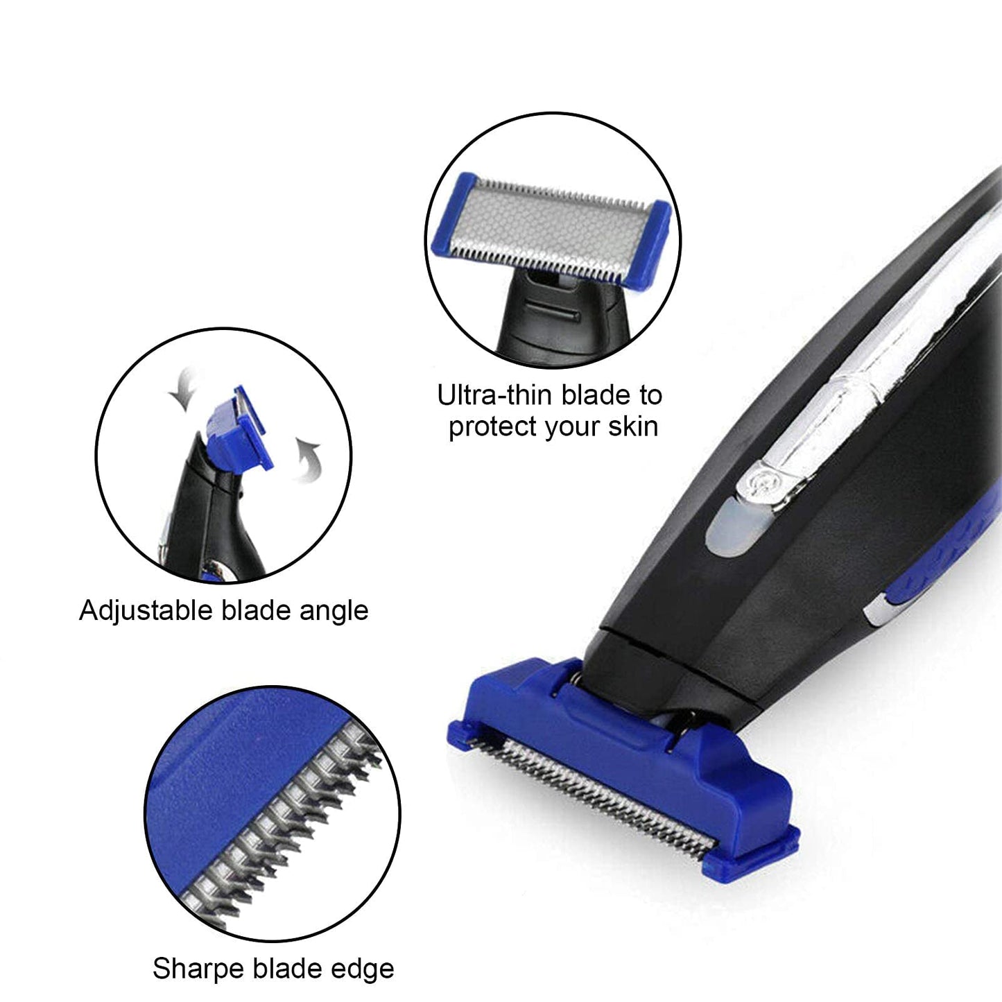 2PCS LinMei Electric Shaver Replacement Head Compatible for 1st Generation Micro Trimmer Solo Shaver for Men with Replacement Charger and Clean Brush Beauty and Personal Care LinMei