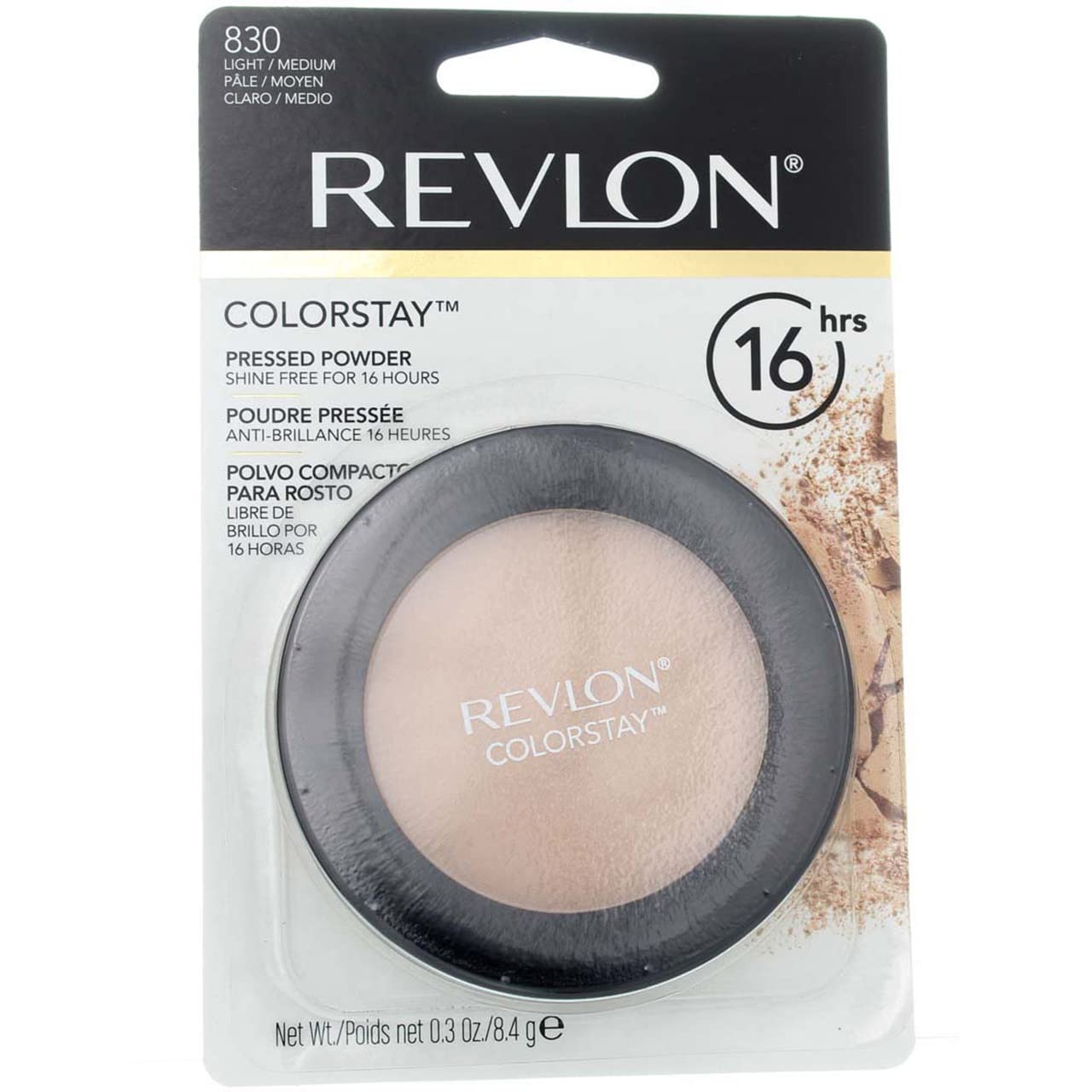 Revlon ColorStay Pressed Powder with SoftFlex, Light Medium 830, 0.3 Ounces (Pack of 2) Beauty & Personal Care REVLON