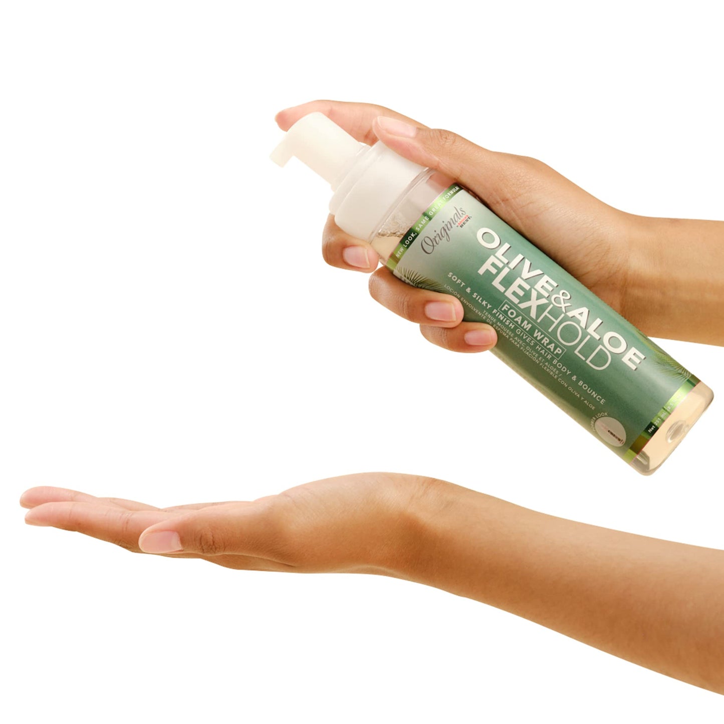 Originals by Africa's Best Olive Oil Foam Wrap Lotion, 6.5oz Bottle, Natural Conditioning, Alcohol Free Flexible Hold, Moisturizes and Helps Beauty & Personal Care Originals by Africa's Best