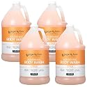 Ginger Lily Farms Club & Fitness Nourishing Body Wash, 100% Vegan & Cruelty-Free, Citrus Scent, 1 Gallon Refill (Pack of 4) Beauty & Personal Care Ginger Lily Farms