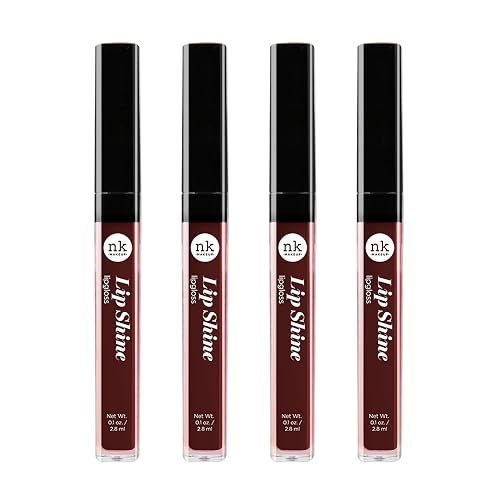 NICKA K NEW YORK Lip Shine, Cosmetics, vibrant colors, bright colors, shining lips, lip shine, long lasting (AMZ236) Beauty & Personal Care NICKA K NEW YORK