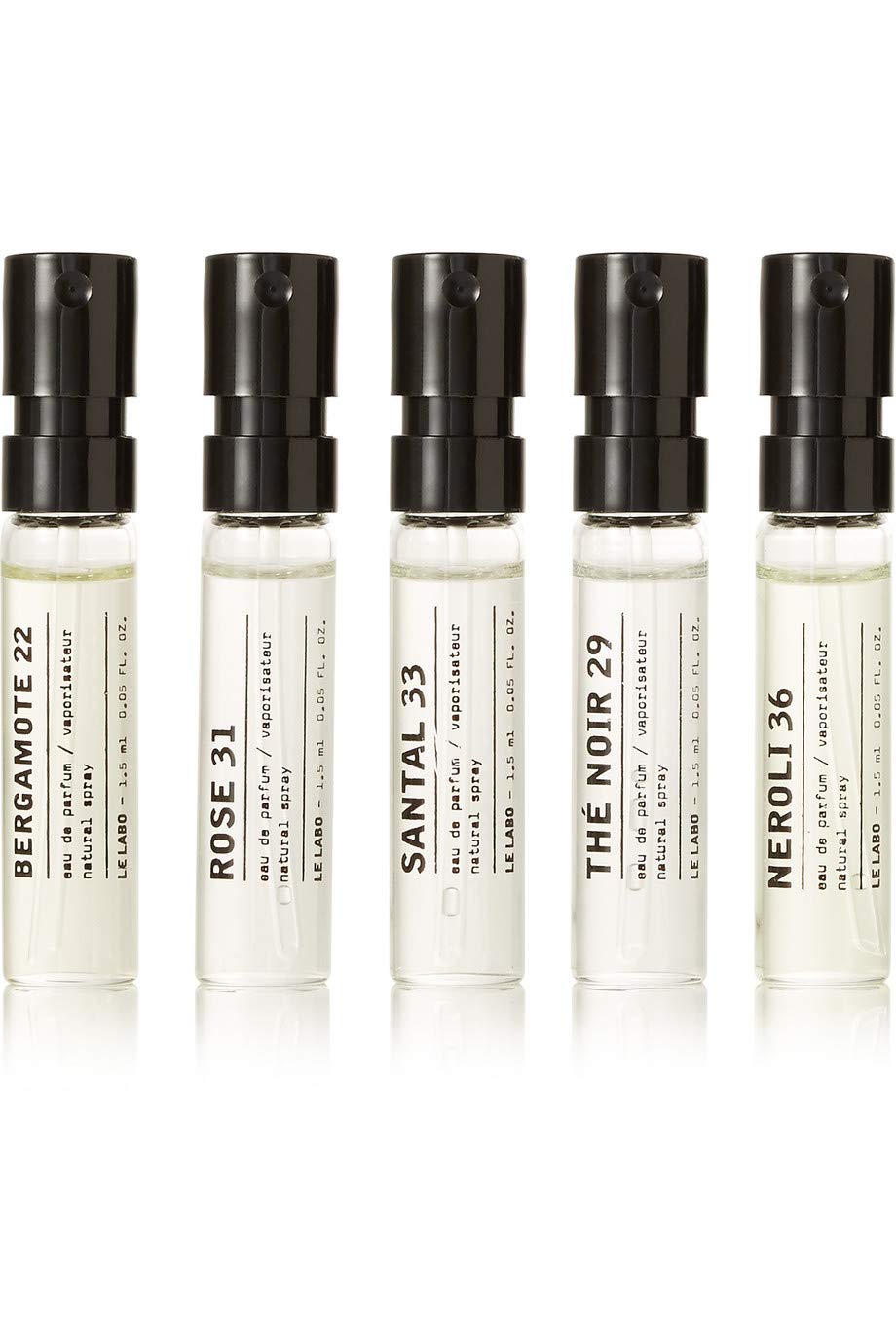 Le Labo Discovery Set Santal 33, Rose 31, Bergamote 22, Neroli 36 & The Noir 29 Sampler - .05 oz. Each Beauty & Personal Care Le Labo