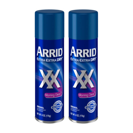 Arrid Deodorant 6 Ounce Aerosol XX Morning Clean (177ml) (2 Pack) Beauty and Personal Care Arrid