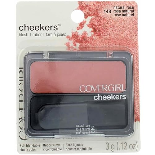 CoverGirl Cheekers Blush, Natural Rose 148 - Pack of 3 Beauty & Personal Care COVERGIRL