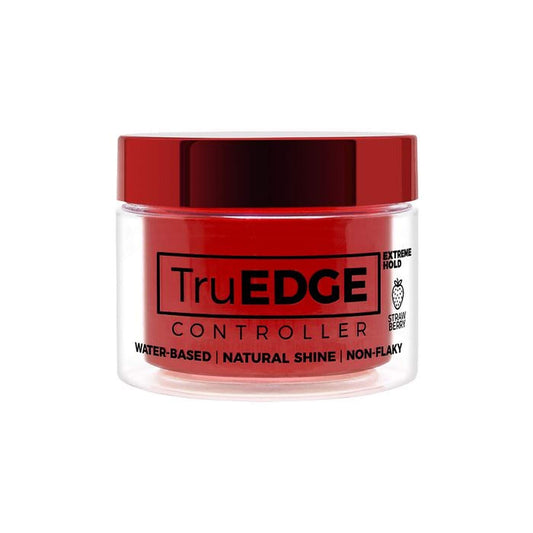 Tyche TruEDGE Controller Extreme Hold Water-Based Pomade - Ntaural Shine & Non-Flaky Scented Edge Control - Perfect for Hair-Braiding (Strawberry) Beauty & Personal Care Tyche