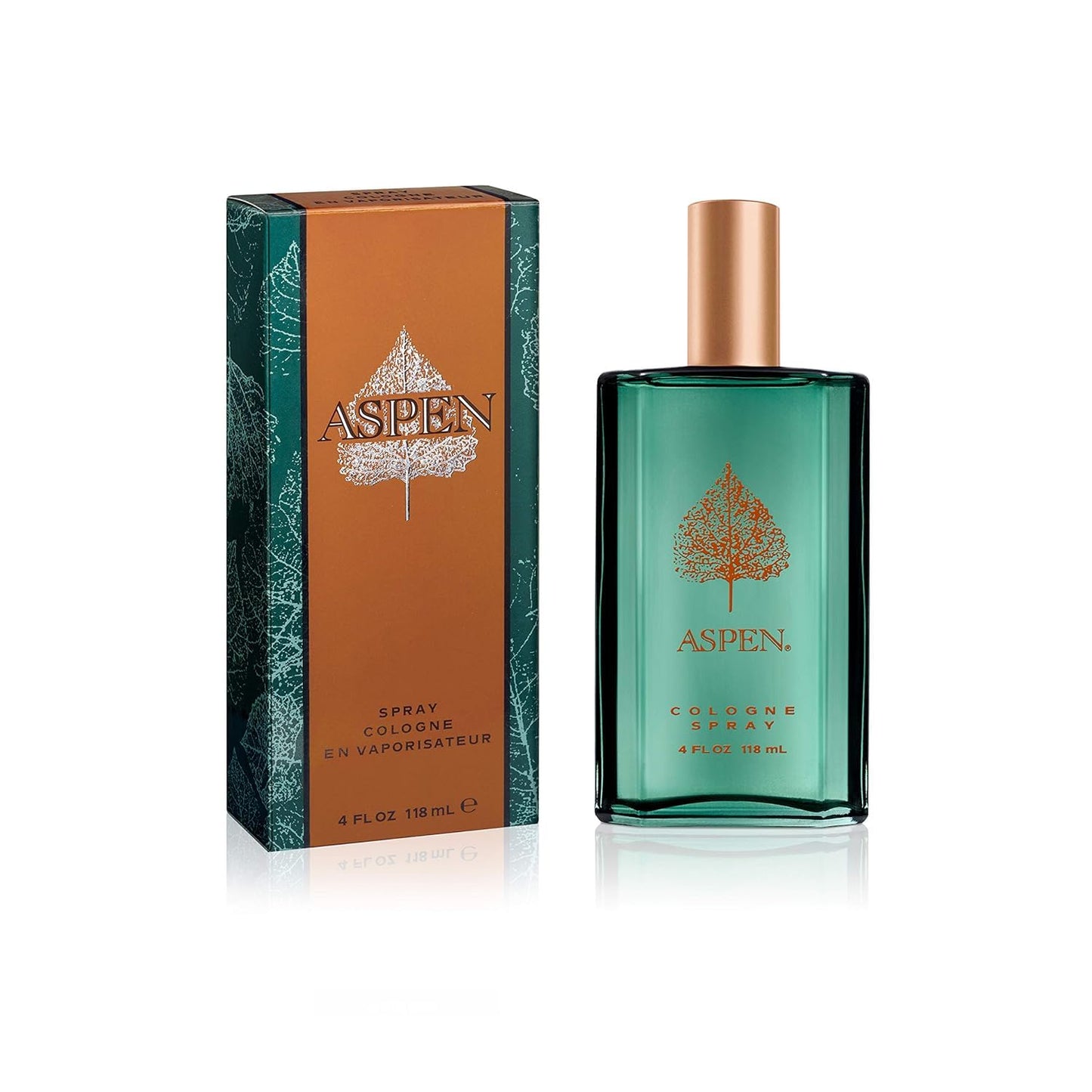 Aspen Cologne Spray, Vegan Formula, Cologne Spray, Woody Spicy Scent, 118 ml (4oz) Beauty & Personal Care Aspen