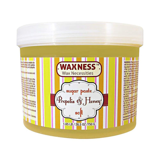 Waxness All Natural Soft Sugar Paste 1.6 lb (750 g) - Sugaring Paste for Manual & Strip Technique, Honey & Propolis, Professional Use - Made in Italy Beauty and Personal Care Waxness