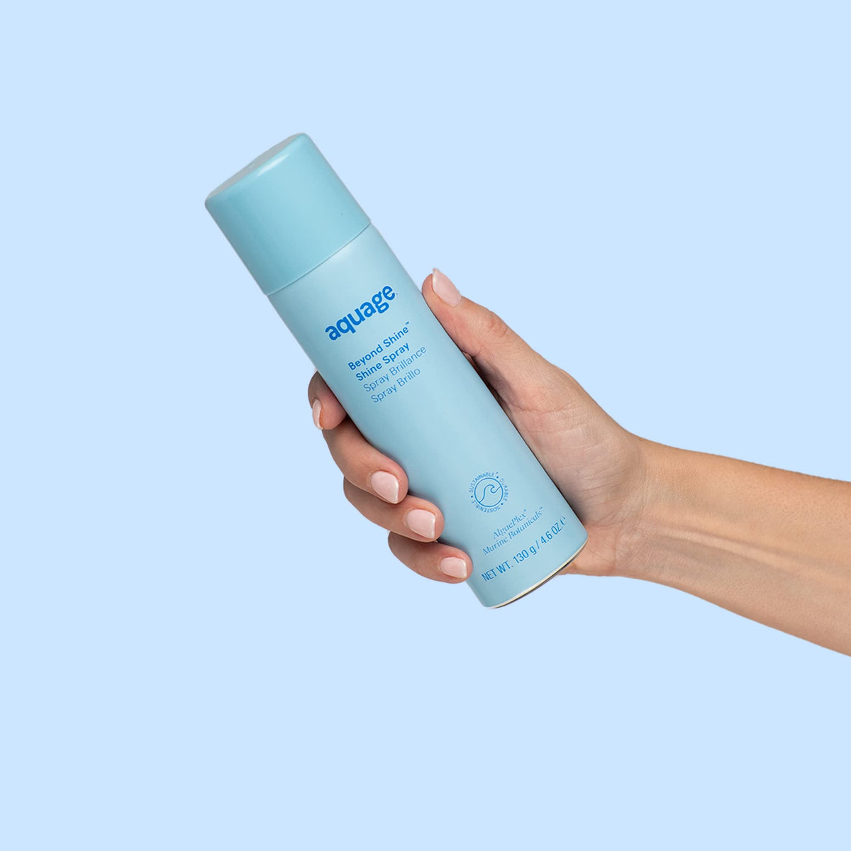 AQUAGE Beyond Shine, Fine-Mist Silkening and Glossing Spray, Creates Shine, Thermal-Pressing Product that Polishes, Silkens, and Smooths Curly Beauty & Personal Care Aquage
