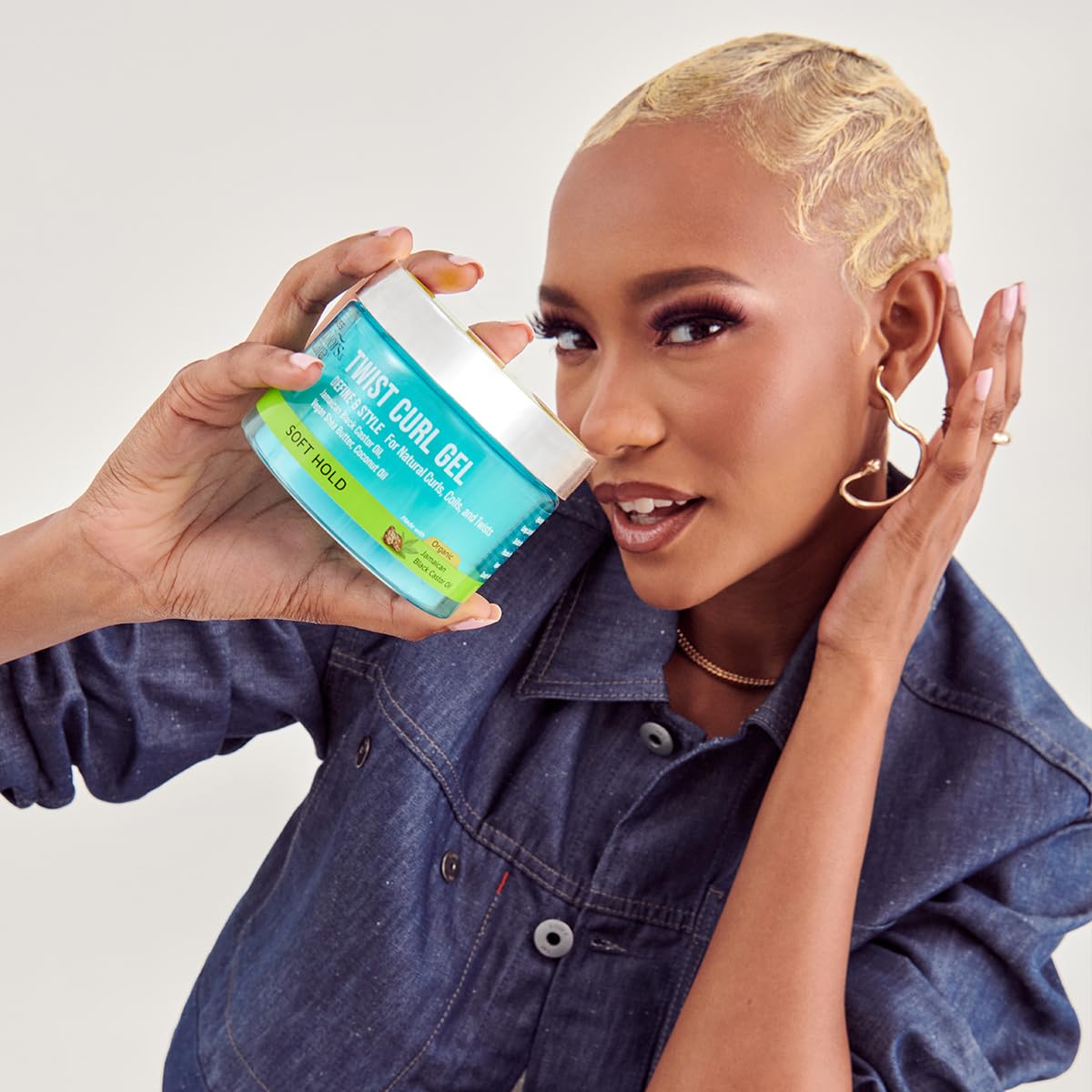 KISS Colors & Care Twist Curl Gel – 6 oz, Flexible Hold for Twists, Moisturizing, Promotes Hair Growth, Lightweight with Organic Jamaican Black Castor Oil Beauty & Personal Care KISS COLORS & CARE