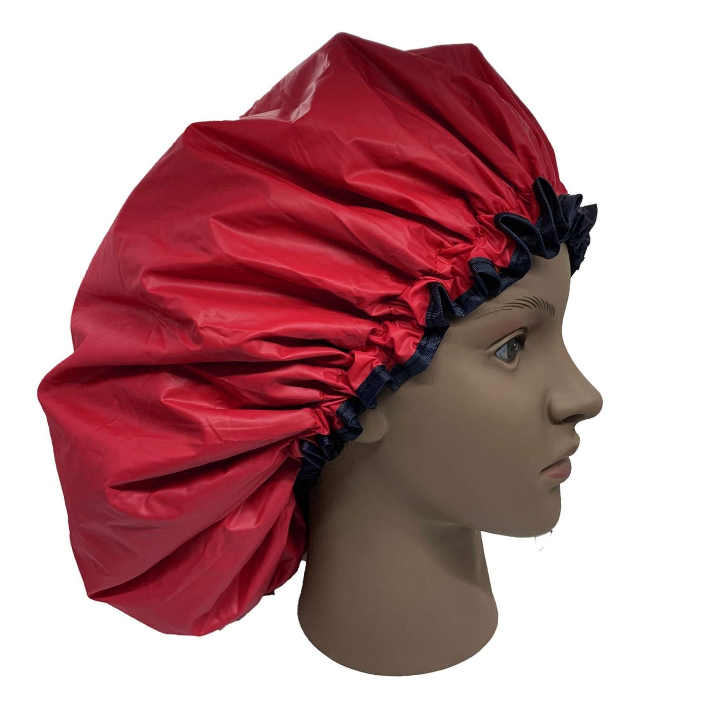 ELEBOX Premium Collection Super Jumbo Shower Cap for Braids Double-Layer Satin Waterproof Reusable Bonnet Sleep Cap Beauty and Personal Care ELEBOX
