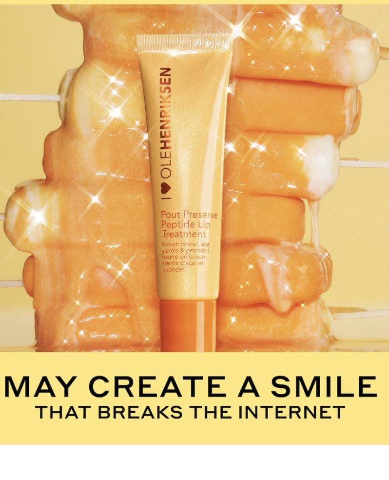 Ole Henriksen Pout Preserve Hydrating Peptide Lip Treatment - Citrus Sunshine Glimmer Beauty and Personal Care Ole Henriksen