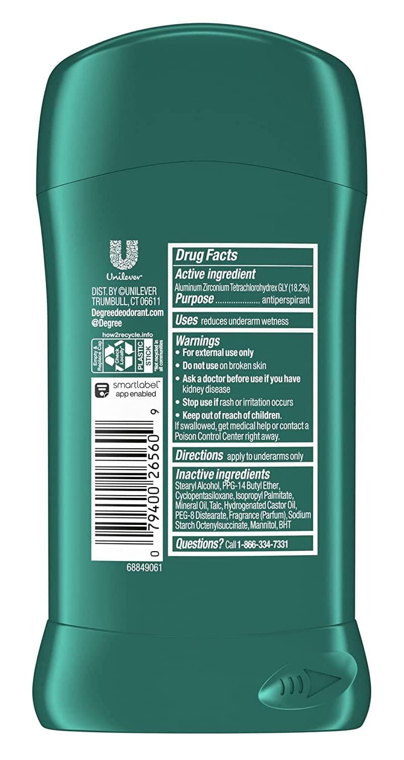 Degree Men Anti-Perspirant Deodorant Invisible Stick Extreme Blast - 2.7 oz, Pack of 3 Beauty and Personal Care Degree