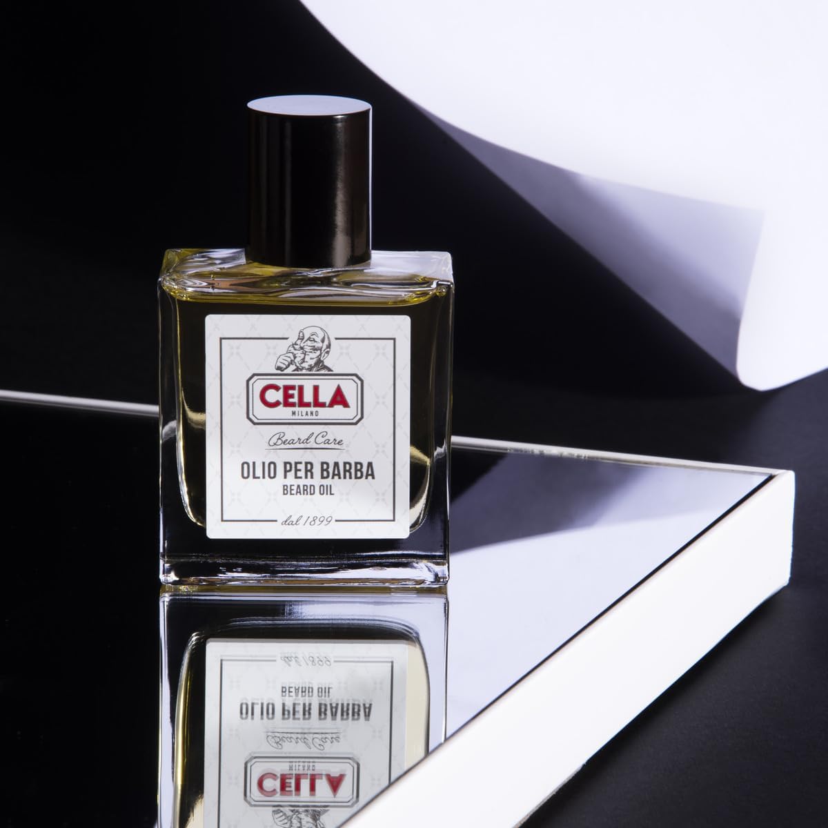 Cella Milano Beard Oil, 50 ml., Made in Italy, Shines, Conditions and Tames your Beard and Mustache. Beauty and Personal Care CELLA