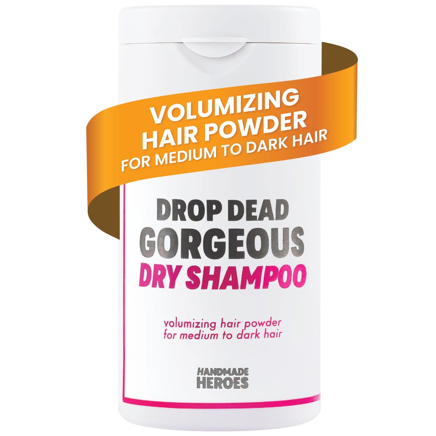 Handmade Heroes Non Aerosol Dry Shampoo Powder - Dark Brunette Hair, 1.8oz Beauty and Personal Care Handmade Heroes Default Title