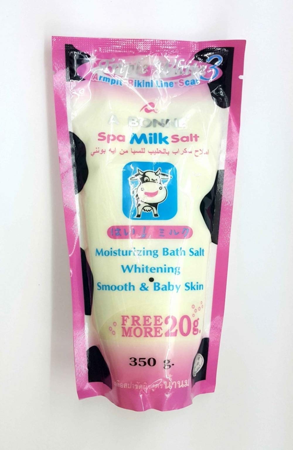 Milk Salt Moisturizing 370g (350g+ 20g) L8 Beauty and Personal Care A Bonné