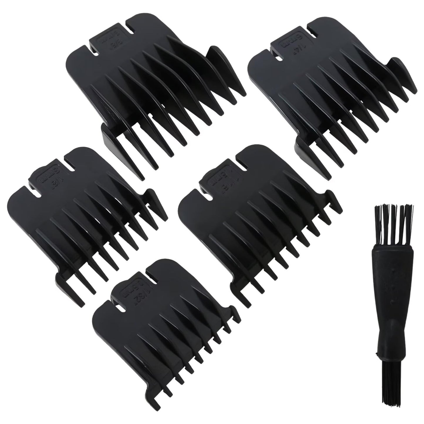 Qblahip 5 Pcs Trimmer Guards Replacement Fit for Andis T Out-liner Trimmer, Cutting Lengths: 1/32"-3/8" Inch, Fit for Andis T Outliner #04710#04521 Beauty and Personal Care Qblahip