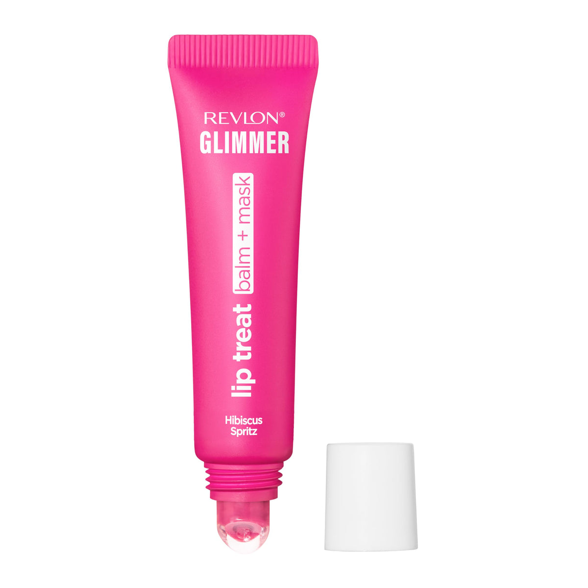 Revlon Glimmer Lip Treat Balm + Mask, Overnight Peptide Lip Treatment, Hydrating, 005 Hibiscus Spritz, 0.4 fl oz Beauty & Personal Care REVLON
