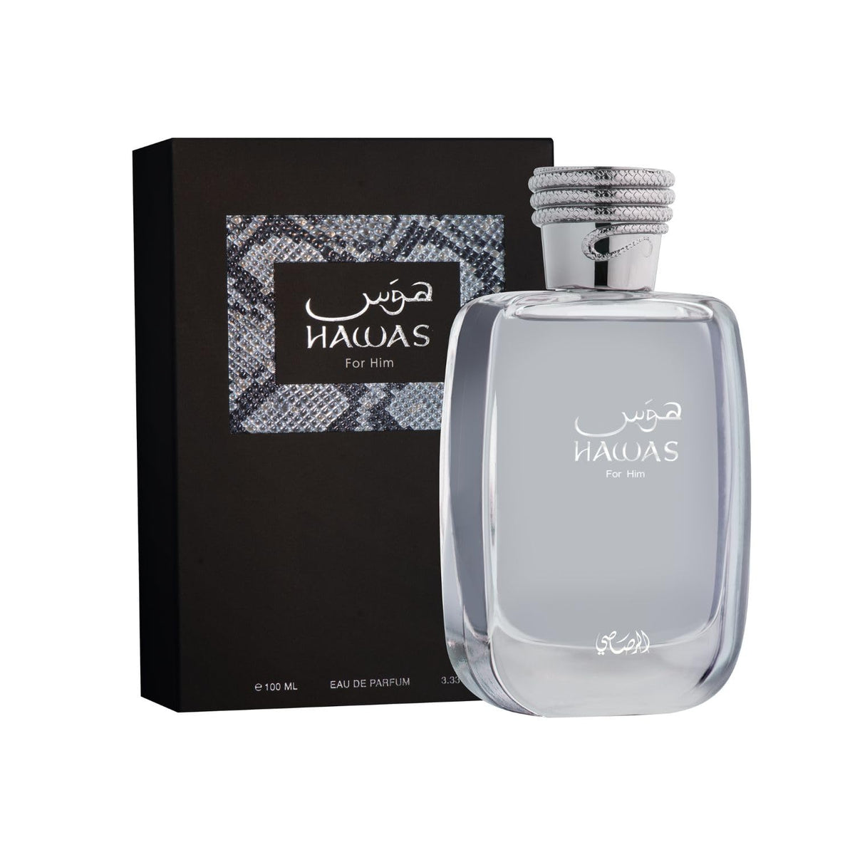RASASI Hawas For Men Eau De Parfum Spray 100ML (3.4 Oz) - Long Lasting Arabian Perfume, Premium Perfume Men, Ideal for Special Occasions & Daily Beauty & Personal Care RASASI