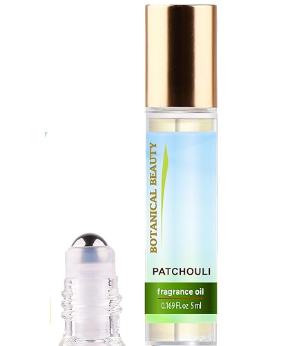 Botanical Beauty PATCHOULI FRAGRANCE OIL ROLL-ON 0.169 FL OZ (5 ML) Rollerball Perfume, Alcohol-Free, Long Lasting Beauty & Personal Care Botanical Beauty