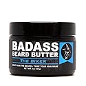 Badass Beard Care Beard Butter For Men - THE BIKER, 3 oz - Made of Natural Ingrediens for Healthy, Soften and Itchness Free Beard and Mustache Beauty & Personal Care Badass Beard Care