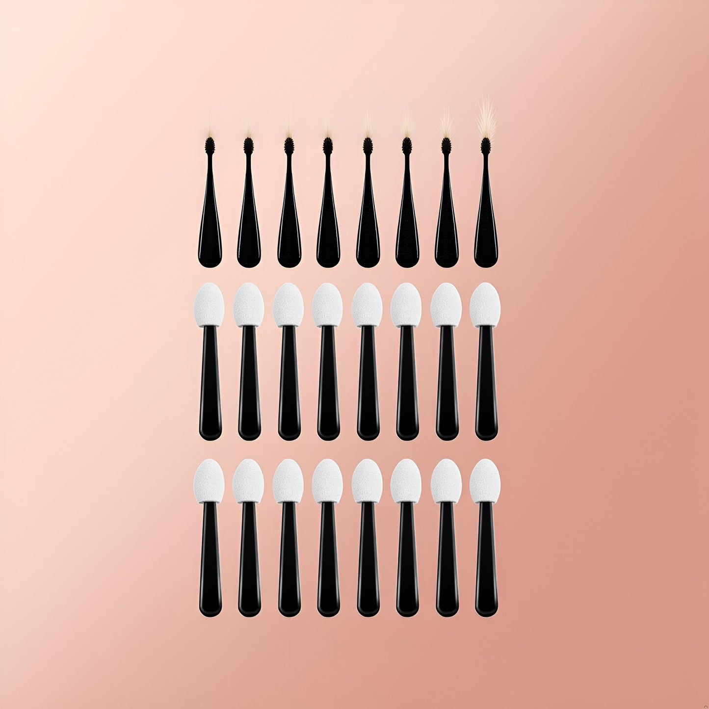 100Pcs Black White Small Eyeshadow Applicators Eye Shadow Sponge Applicator Sticks Eye Makeup Applicators Sponge Tip Make up Applicators Eyeshadow Beauty & Personal Care Tnyvm