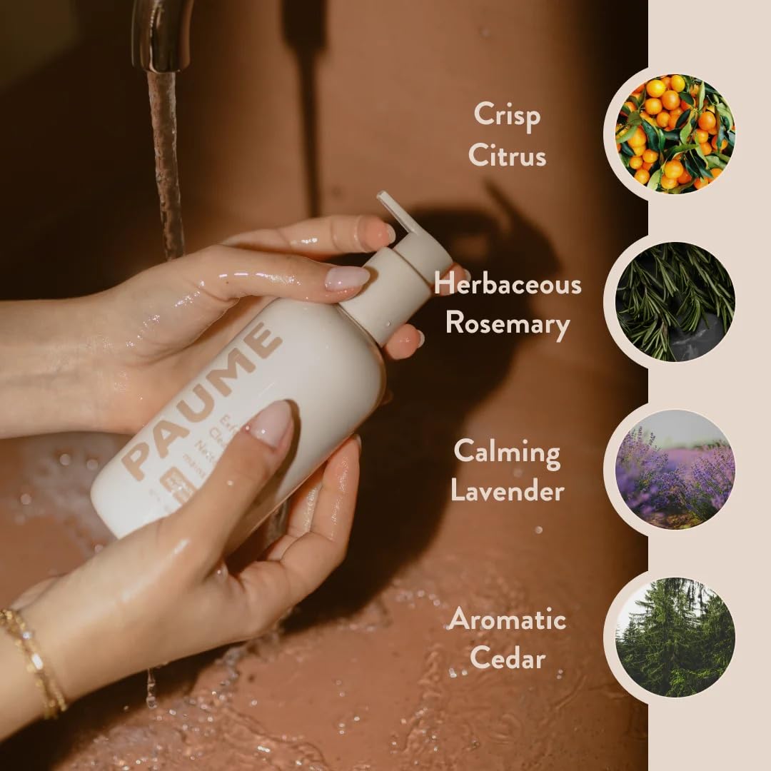 PAUME Exfoliating Hand Cleanser, Silicon Free, Paraben Free, Vegan, Exfoliating Soap with Essential Oils, Hydrating Hand Soap for Gentle Cleanse, 10 Beauty & Personal Care PAUME