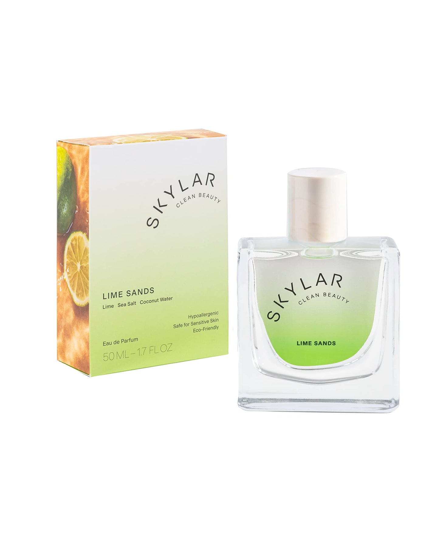 Skylar Lime Sands Eau de Parfum - Hypoallergenic & Clean Perfume for Women & Men, Vegan & Safe for Sensitive Skin - Woody Citrus Perfume with Notes Beauty & Personal Care Skylar