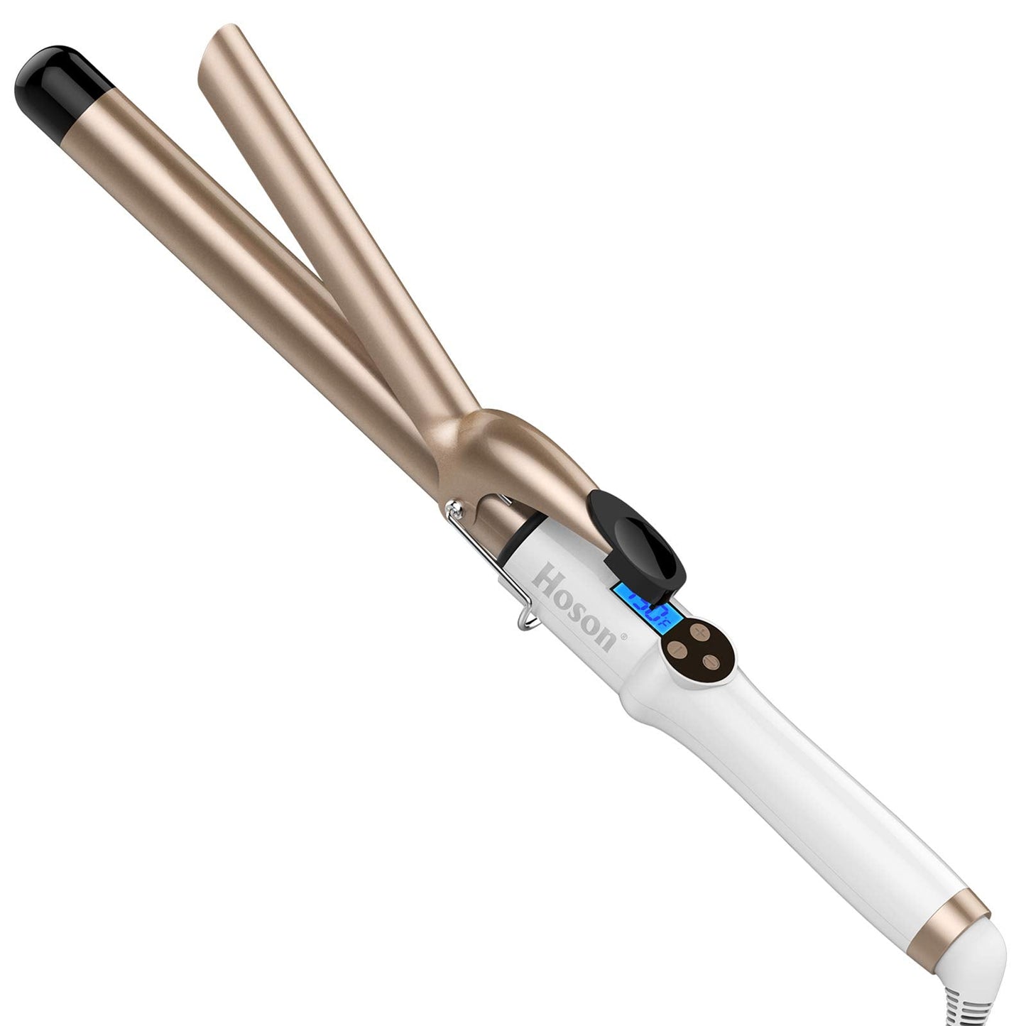 Hoson 1 Inch Curling Iron Professional Ceramic Tourmaline Coating Barrel Hair Curler, LCD Dispaly with 9 Heat Setting(225°F to 450°F for All Hair Beauty & Personal Care Hoson