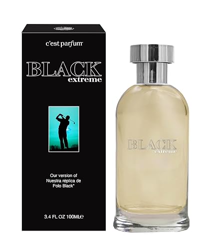 Black Extreme Fragrance Cologne for Men by Belcam Beauty - 3.4 Fl Oz - Notes: Sandalwood, Patchouli, Mango Beauty & Personal Care Belcam Beauty