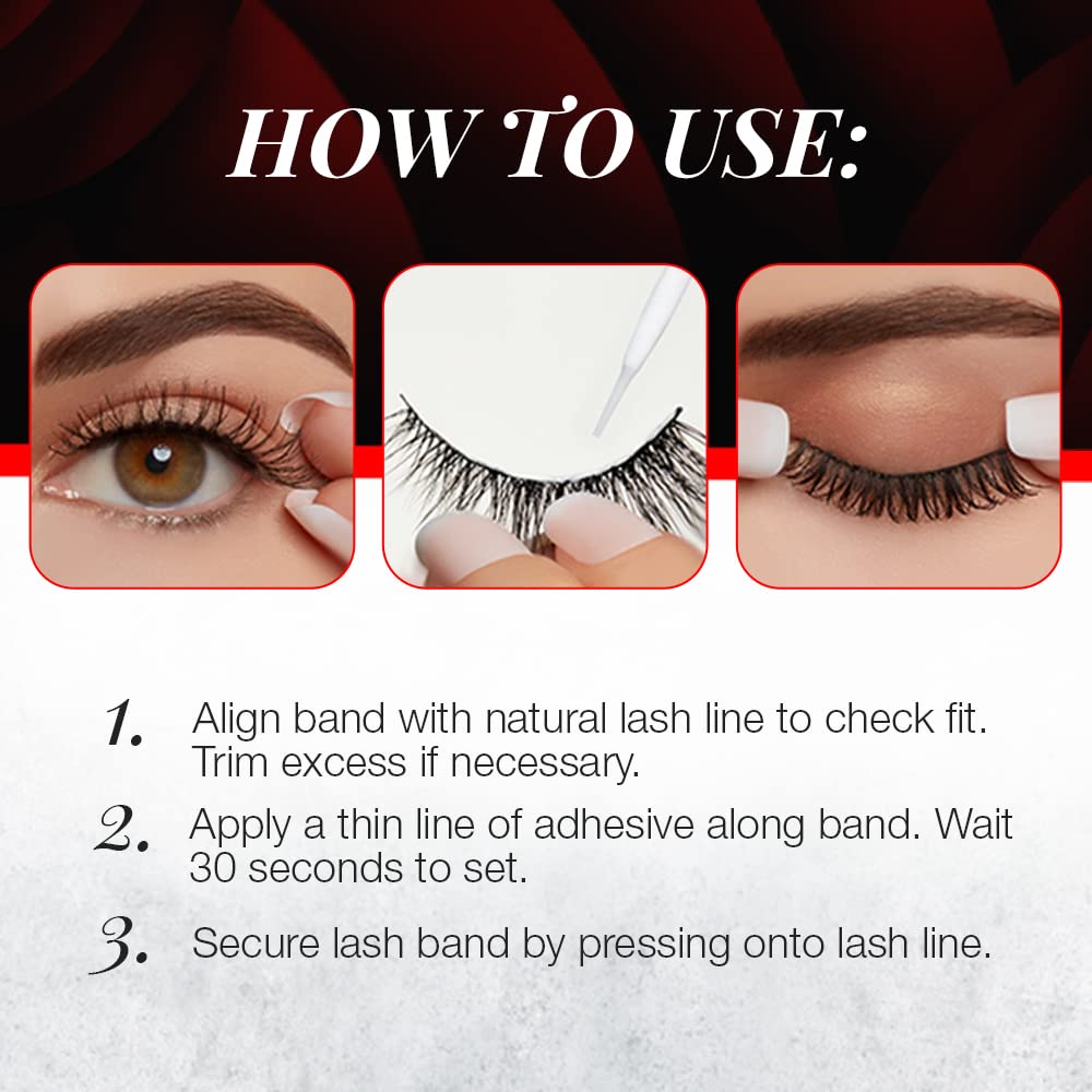 Ardell Wispies False Lashes 705 - Full Volume False Eyelashes, Long & Fluffy Lashes for Natural Look, 1 Pair Beauty & Personal Care Ardell