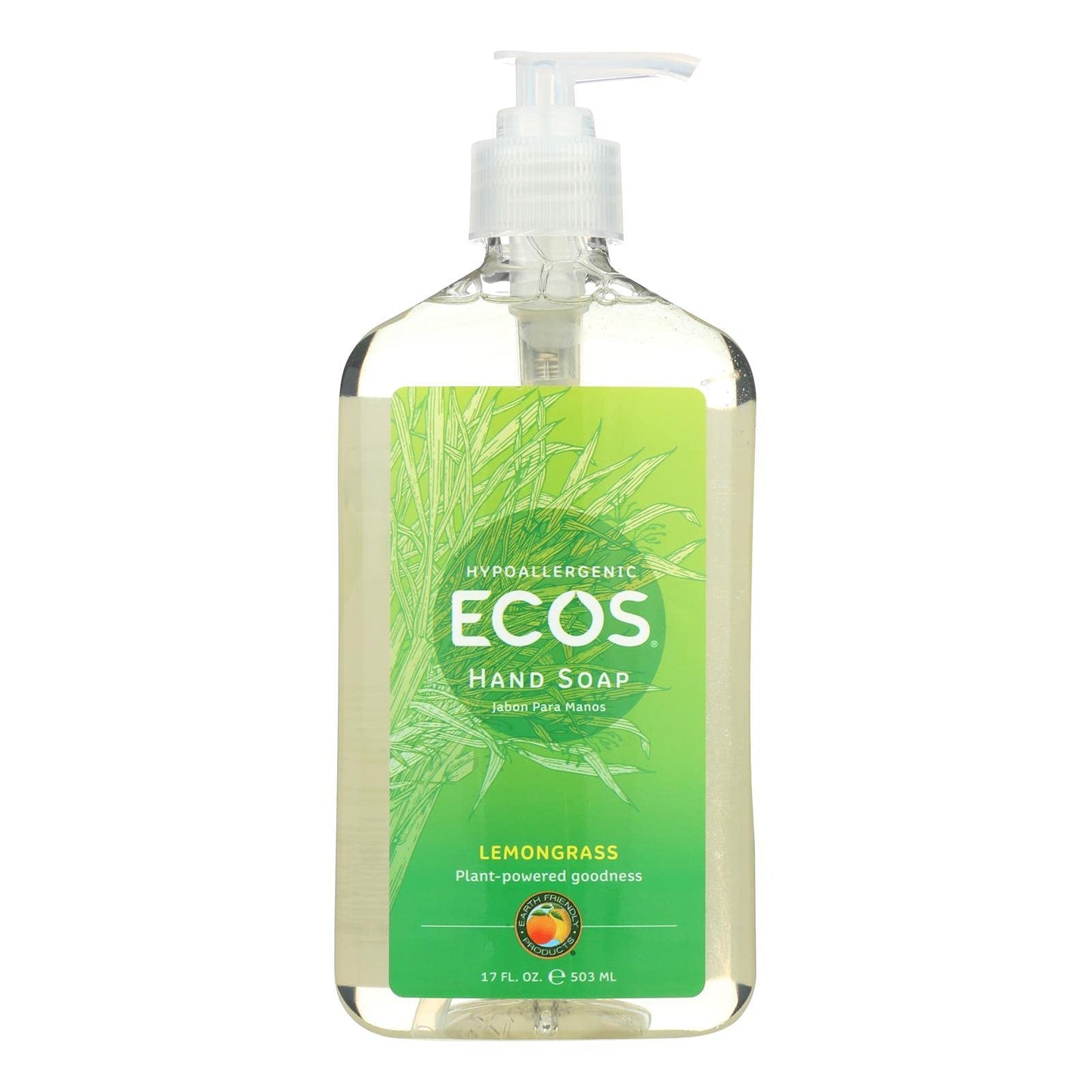 Earth Friendly Hand Soap - Lemongrass - Case of 6-17 FL oz. Beauty & Personal Care Earth Friendly Products