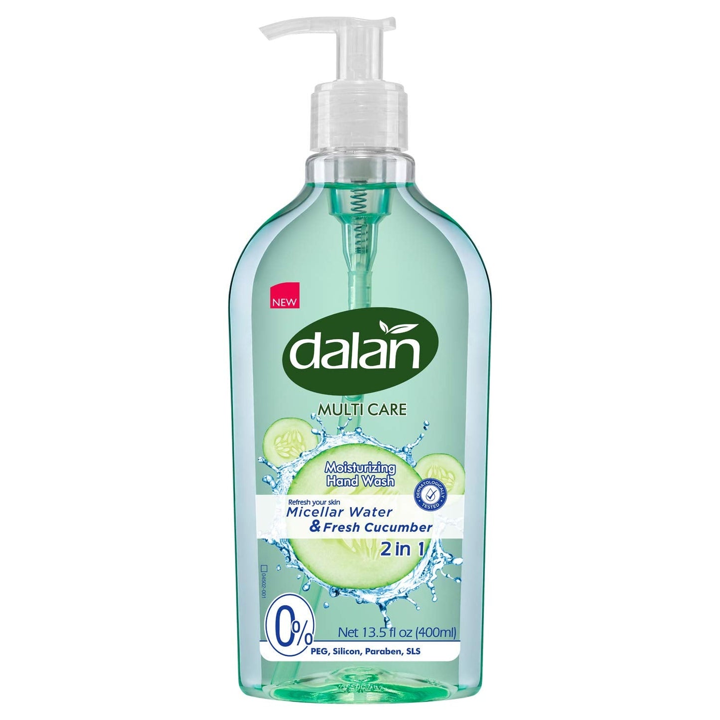 Dalan Fresh Cucumber Multicare Ultra Moisturizing Liquid Hand Soap for Normal and Dry Hands Fresh Clean and Soft Feeling (13.5 Fl Oz / 400 mL (Pack Beauty & Personal Care Dalan