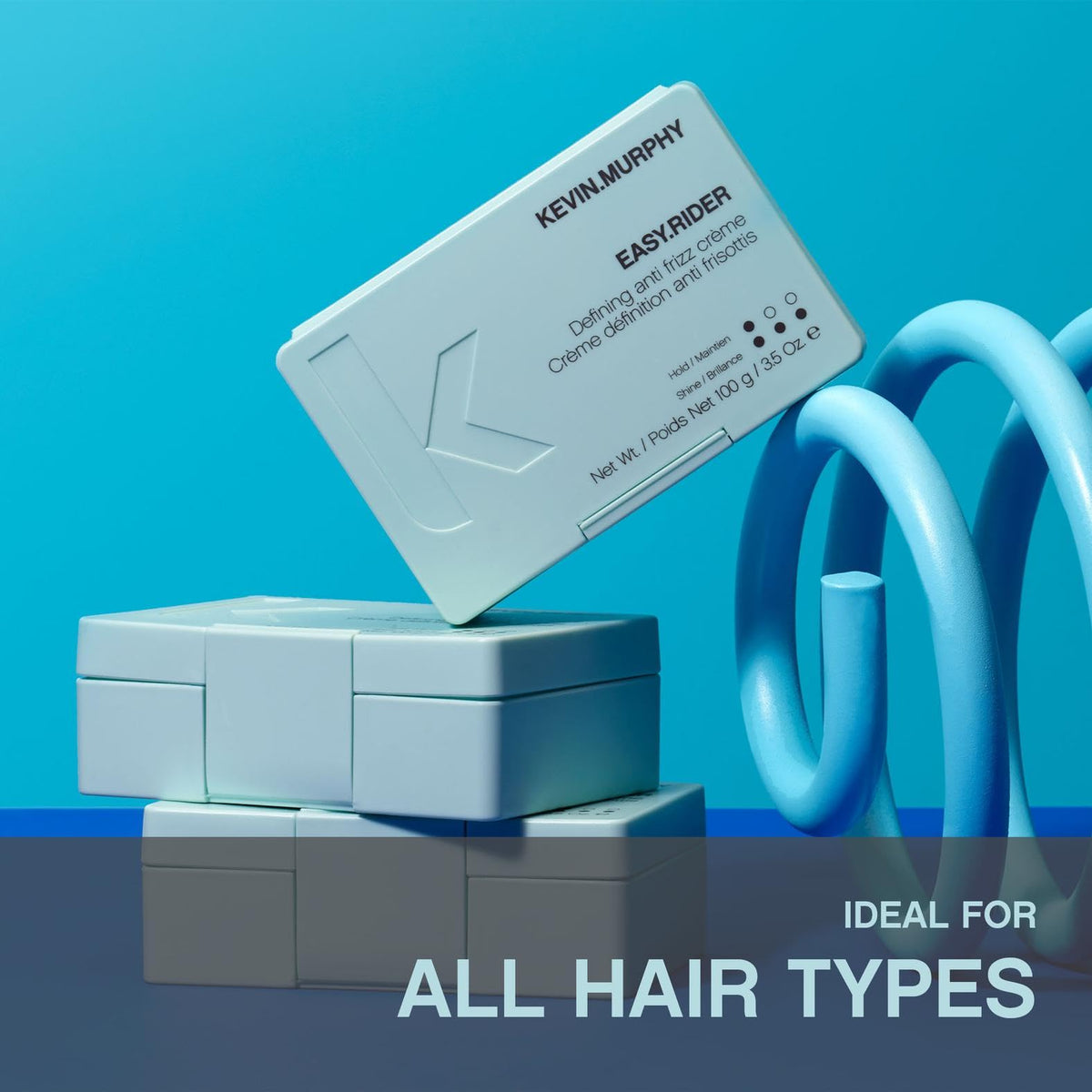 KEVIN.MURPHY EASY.RIDER - Hair Cream for All Hair Types - Anti Frizz for Hair Styling - Curl Activating Cream - Frizz Control Cream - 100g / 3.5 oz Beauty & Personal Care Kevin Murphy