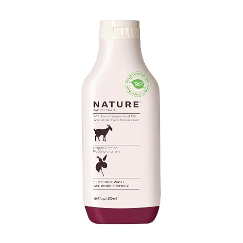 Nature by Canus Goat Milk Body Wash for Sensitive Skin, 16.9 Fl Oz, natural cleanser with fresh goat milk, fatty acids, vitamins A and B Beauty & Personal Care Nature by Canus