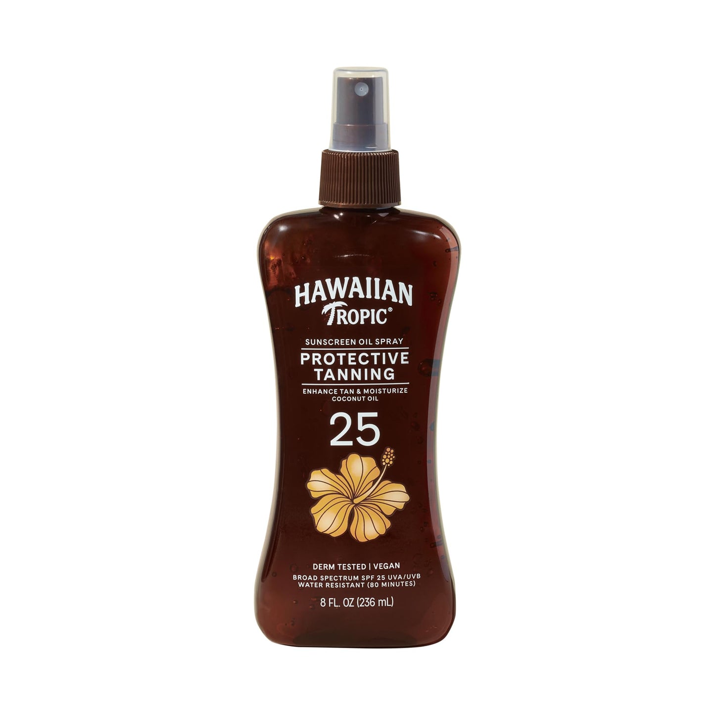Hawaiian Tropic Protective Tanning Oil Spray Sunscreen SPF 25, 8 Fl Oz Beauty & Personal Care Hawaiian Tropic