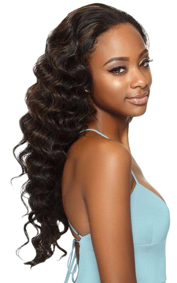 Outre Synthetic Hair Half Wig Quick Weave Ashani (S1B/BU)