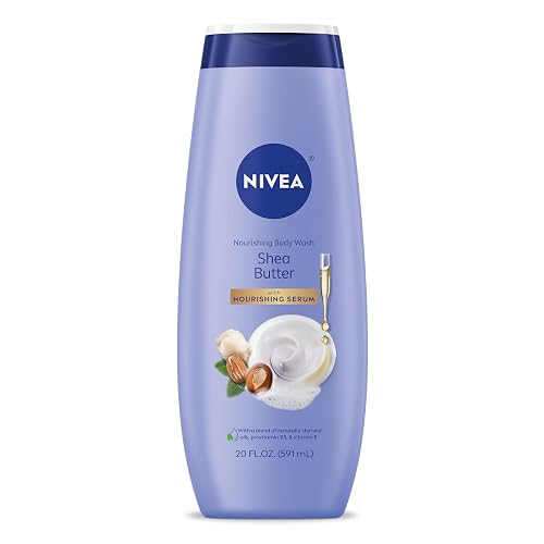 NIVEA Nourishing Shea Butter Body Wash with Nourishing Serum, Moisturizing Body Wash for Women, Enriched Provitamin B5 and Vitamin E, 20 Fl Oz Bottle Beauty & Personal Care NIVEA