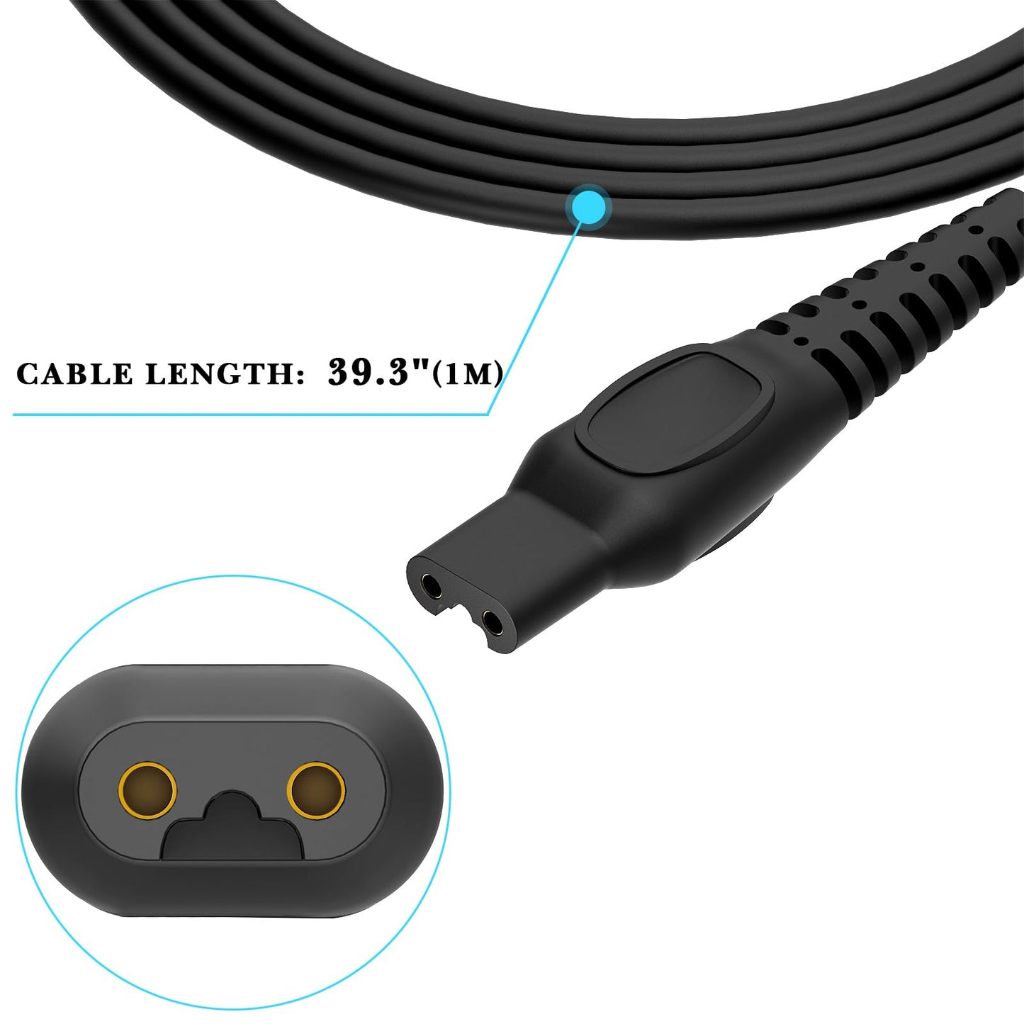 Linkidea 15V Shaver Charger Cord Compatible with Philips Norelco HQ8505, AT890, PT720, RQ370, Replacement USB Power Adapter Cable Beauty and Personal Care Linkidea