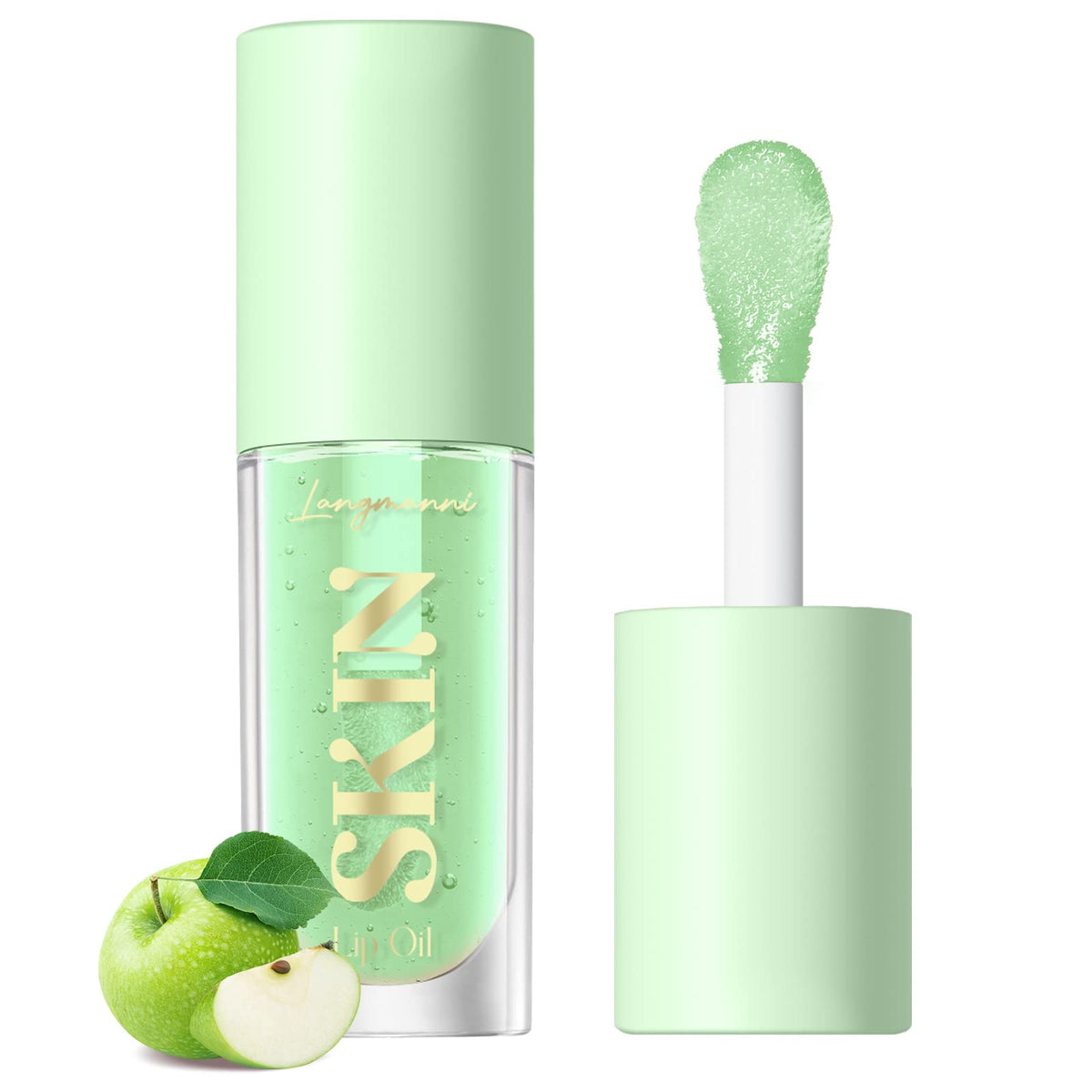 LANGMANNI Moisturizing Lip Oil,No-Sticky Lip Gloss Lip Balm Lip Care,Fruit Flavoured Lip Oil For Dry Lip's Moisturizing Hydrating And Nourishing Beauty & Personal Care LANGMANNI