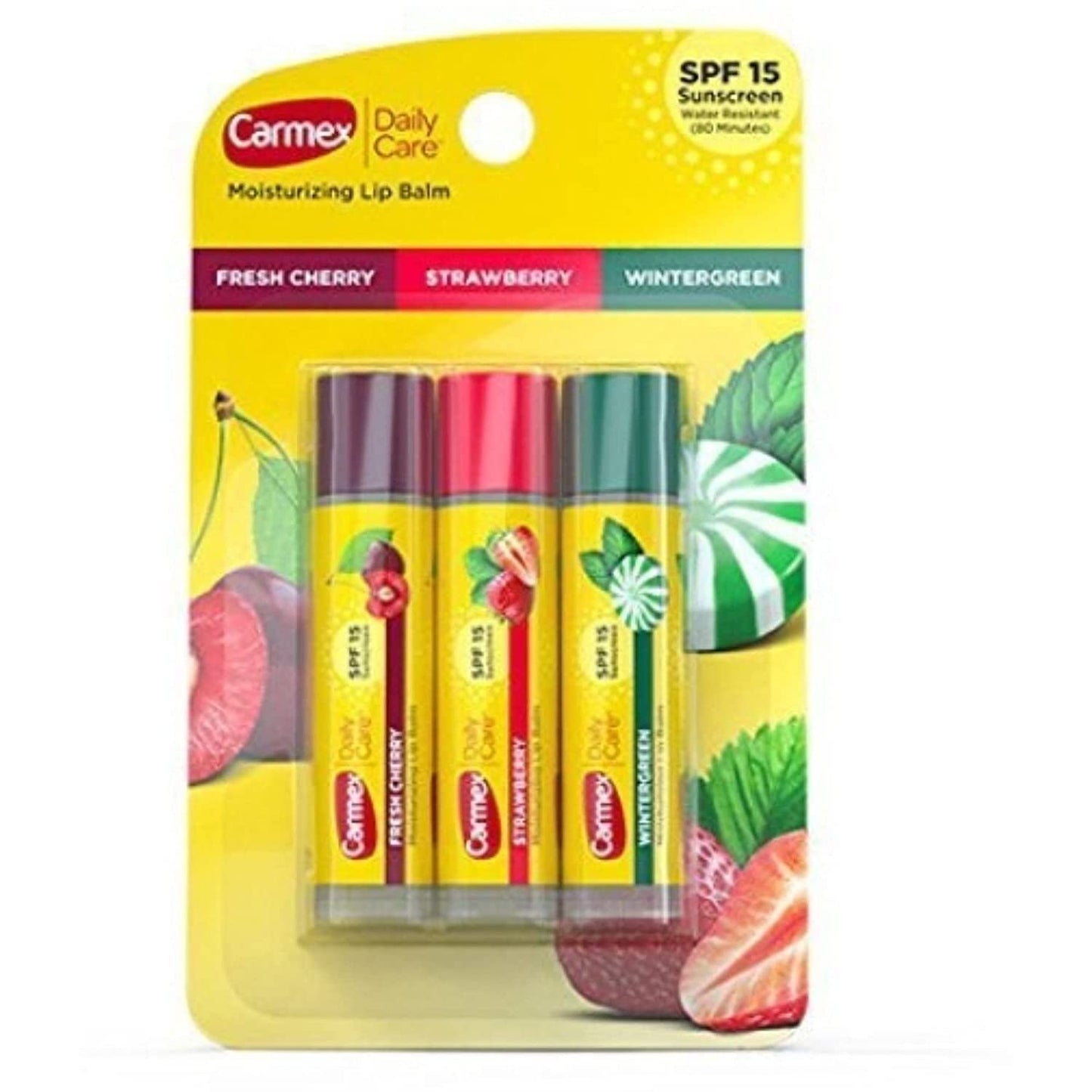 Carmex, Lip Balm Daily SPF, 3 Count Beauty and Personal Care Carmex