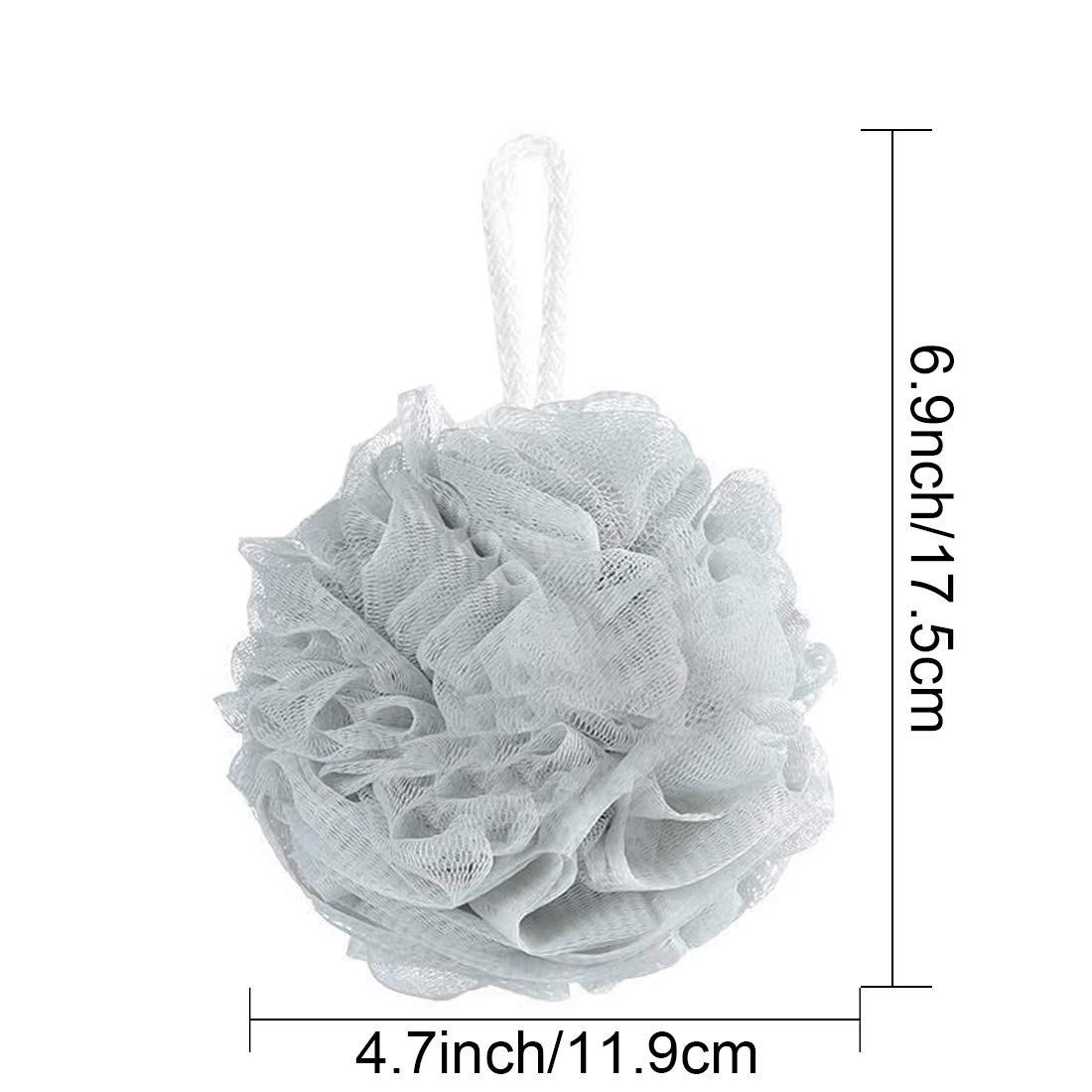 10 Pack of Bath Loofah Shower,Small Size Sponge Pouf Body Scrubber Exfoliator Scrubber Ball,Mesh Bath and Shower Sponge for Kids Women Men Body Wash Beauty & Personal Care Meirrnyyu