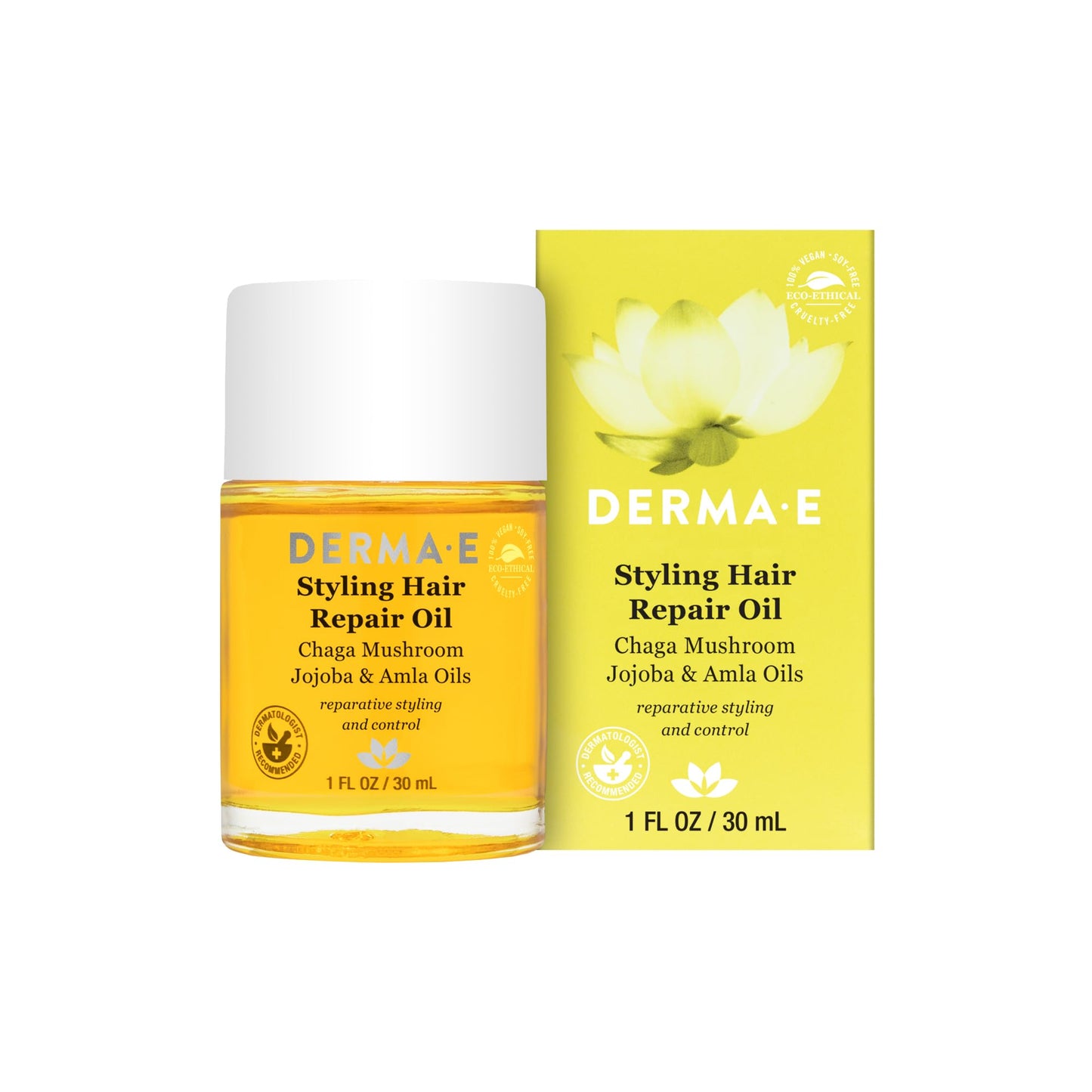Derma E Styling Hair Repair Oil Oil Unisex 1 oz Beauty & Personal Care Derma E