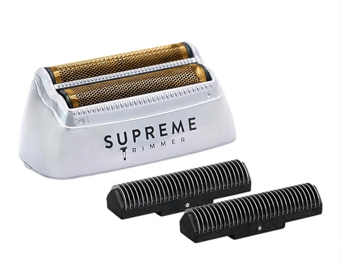 Supreme Trimmer Replacement Foil & Cutter SB63 - Hypoallergenic Foil for Crunch STF602 - Gray Beauty and Personal Care Supreme Trimmer