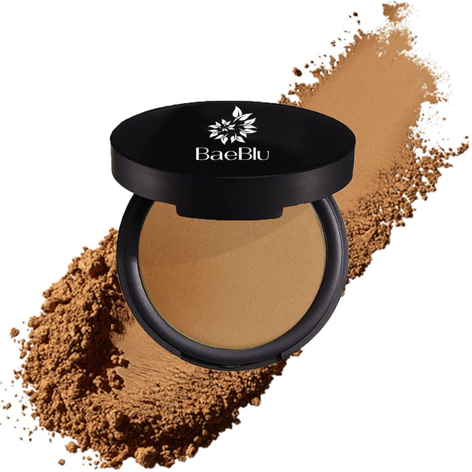 BaeBlu Organic Bronzer 100% Natural Matte Pressed Powder, Made in USA, Radiant Sun Beauty & Personal Care BaeBlu