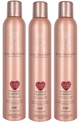 ROYAL TREATMENT ULTIMATE CONTROL WORKING HAIR SPRAY 10 oz pack of 3 Beauty & Personal Care BEAUTY MADE EASY