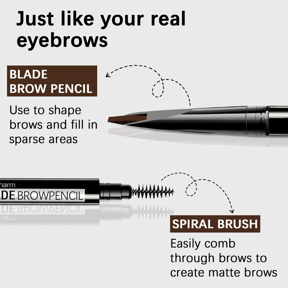 MAVENI Browcharm Microblading Eyebrow Pencil for Women,0.1mm Ultra-Fine Mechanical Pencil,Makeup Brow Definer Waterproof,Draws Tiny Brow Hairs… Beauty & Personal Care MAVENI