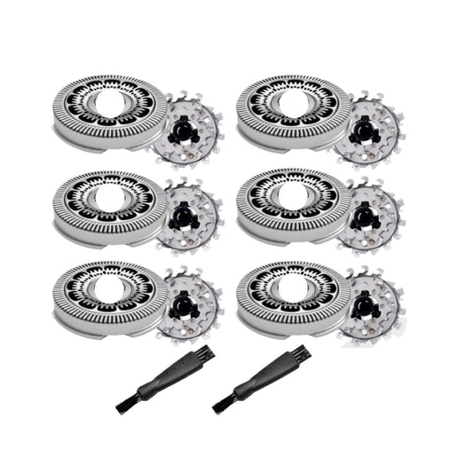 6pcs Shaver Head and 2pcs Brush SH90 Shaving Replacement Heads for S9000 S8000 9XXX 8XXX S9531 S9721/84 S9511 S8950 S8980/12 S9311/21 Blades Beauty and Personal Care ODBDXPFNDLAH