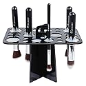 BEAKEY Make up Brush Drying Rack, Collapsible Makeup Brush Holder 28 Holes Makeup Brush Dryer Stand - Black Beauty & Personal Care BEAKEY