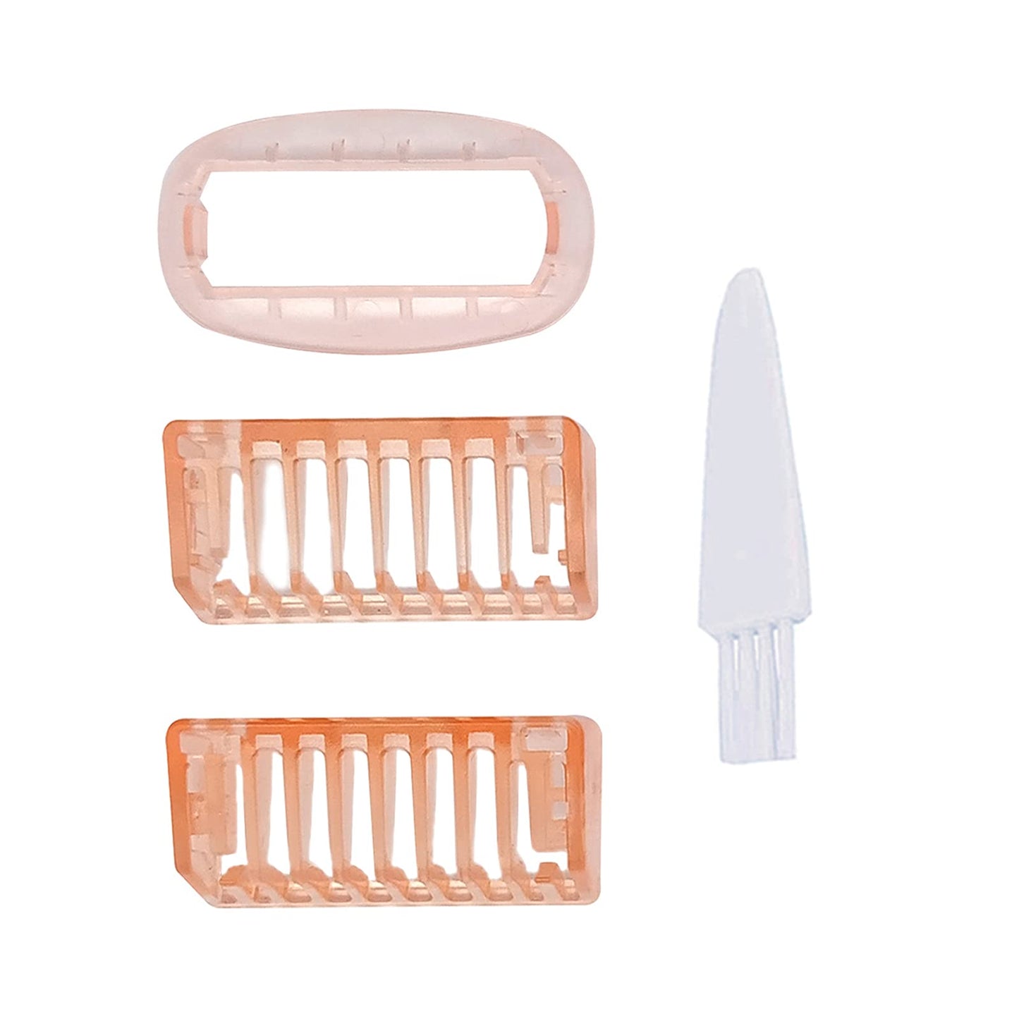 Shaver Trimmer Comb for Finishing Touch Flawless Body Rechargeable Ladies Shaver Trimmer Replacement Comb (1mm,3mm Comb+Sensitive Areas Comb+Brush) Beauty and Personal Care INVODA